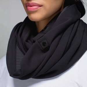 Lululemon Vinyasa Scarf Rulu Hyper Stripe Black Soot